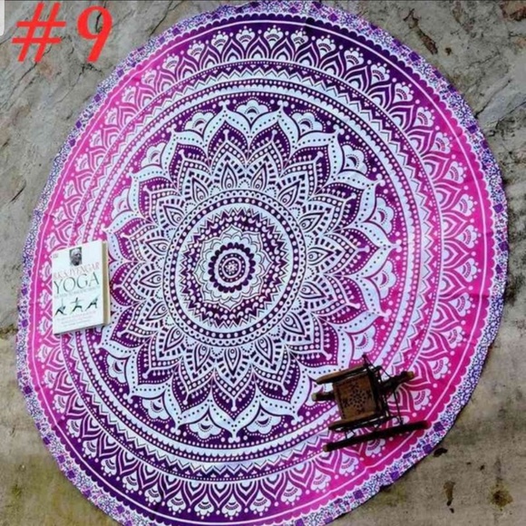 Round Boho Beach "towel"/shall - Picture 7 of 7